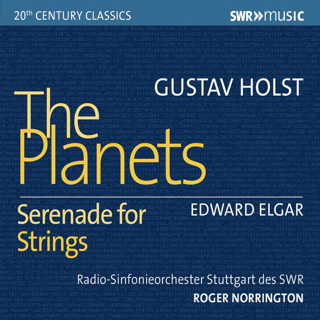 Album cover: Holst performed by Stuttgart Radio Orchestra